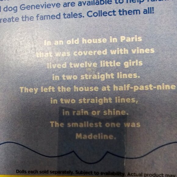 New FAO Schwarz Bag Exclusive Rare Madeline 8" Doll Gift - Picture 9 of 9